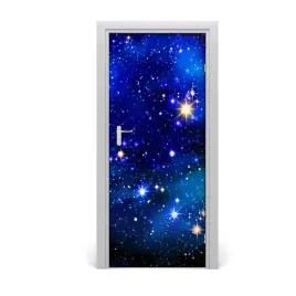 fototapeta-samoprzylepna-drzwi-gwiezdziste-niebo