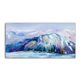 panel-hartowany-gory-drzewa-snieg-zima-140x70-cm