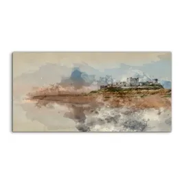 panele-do-kuchni-akwarele-hamburg-zamek-140x70-cm