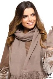 szalik-fringe-damski-zimowy-kolor-brazowy