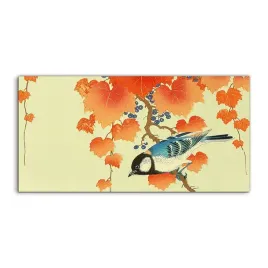 panel-szklo-do-kuchni-japonia-ptaki-zwierze-140x70
