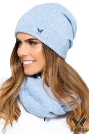 anna-czapka-damska-kolor-niebieski