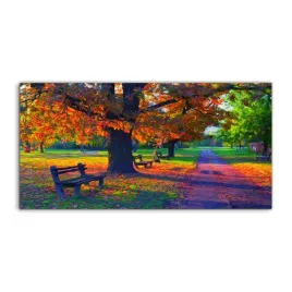 panel-szklo-hartowane-krajobraz-jesien-park-100x50