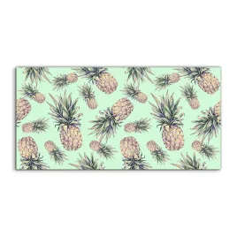 panel-szklo-hartowane-ananas-tropiki-owoc-100x50