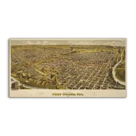 hartowane-panele-szklane-mapa-texas-vintage-100x50