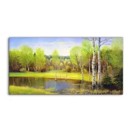 panel-szklo-kuchnia-krajobraz-jezioro-las-100x50