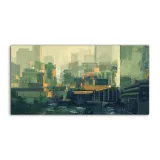 panel-szklo-do-kuchni-miasto-drapacze-chmur-100x50