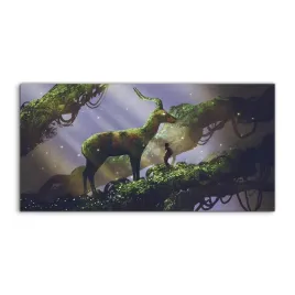 kuchnia-panel-szklo-wspinaczka-jelen-statua-140x70