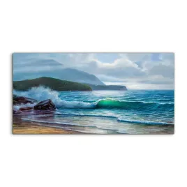 panel-kuchenny-laminowany-morze-fale-piana-100x50