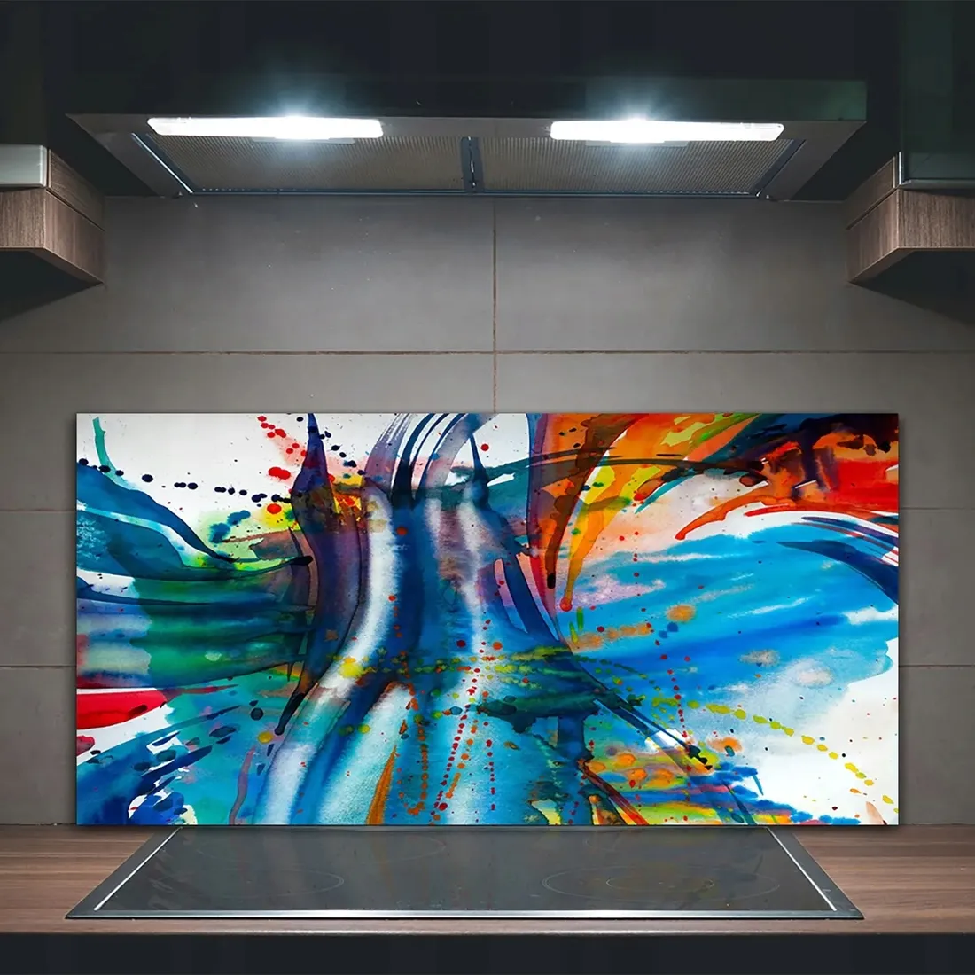 panel-scienny-do-kuchni-akwarele-tecza-100x50-cm