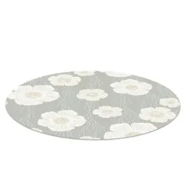dywanik-ochronny-delikatne-biale-kwiaty-fi100-cm