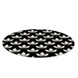 mata-ochrona-pod-fotel-eleganckie-lilie-fi100-cm