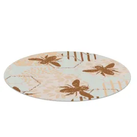 mata-pod-krzeslo-pszczoly-kwiaty-miod-fi100-cm