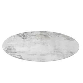 mata-winylowa-szary-beton-i-kwiaty-fi100-cm