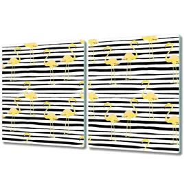 szklana-deska-do-krojenia-zlote-flamingi-2x40x52cm