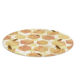mata-pod-krzeslo-pszczoly-plastry-miodu-fi100-cm