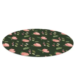 podkladka-pod-fotel-rozowe-lilie-wodne-fi100-cm