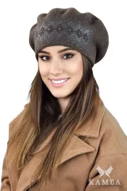 ginger-welniany-beret-damski-kolor-brazowy