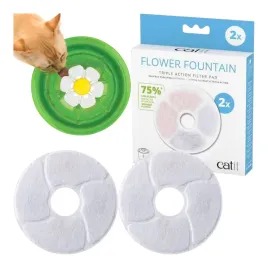 filtr-do-fontanny-poidla-catit-flower-okragly-triple-action-zestaw-2szt