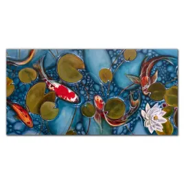 foto-obraz-na-ramie-plotno-ryby-koi-staw-120x60-cm