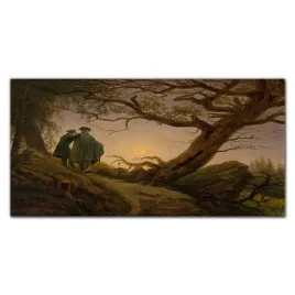 obraz-na-plotnie-las-skala-slonce-przyroda-120x60