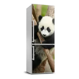 naklejka-samoprzylepna-na-lodowke-panda-na-drzewie