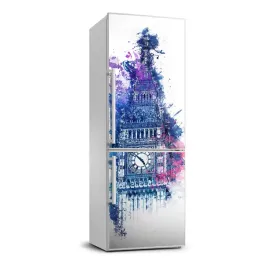 naklejka-samoprzylepna-na-lodowke-kolorowy-big-ben
