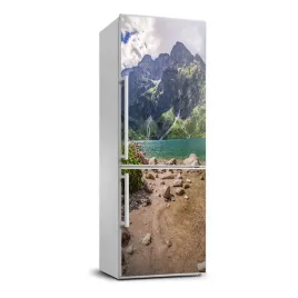 naklejka-tapeta-na-lodowke-jezioro-w-gorach-70x190