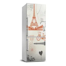 naklejka-tapeta-na-lodowke-symbole-francji-70x190