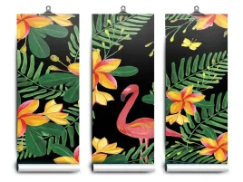 fototapeta-lateks-flamingi-kwiaty-104x70