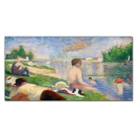 obraz-na-plotnie-kapiacych-sie-ludzie-120x60-cm