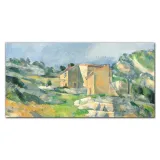obraz-scienny-na-plotnie-domy-malarstwo-120x60-cm