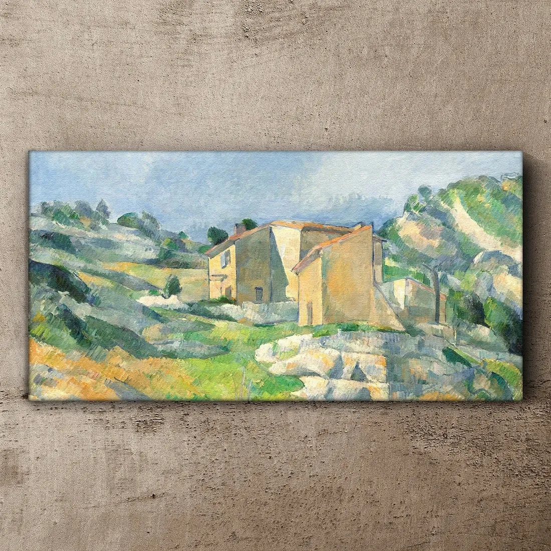 obraz-scienny-na-plotnie-domy-malarstwo-120x60-cm-stan-nowy