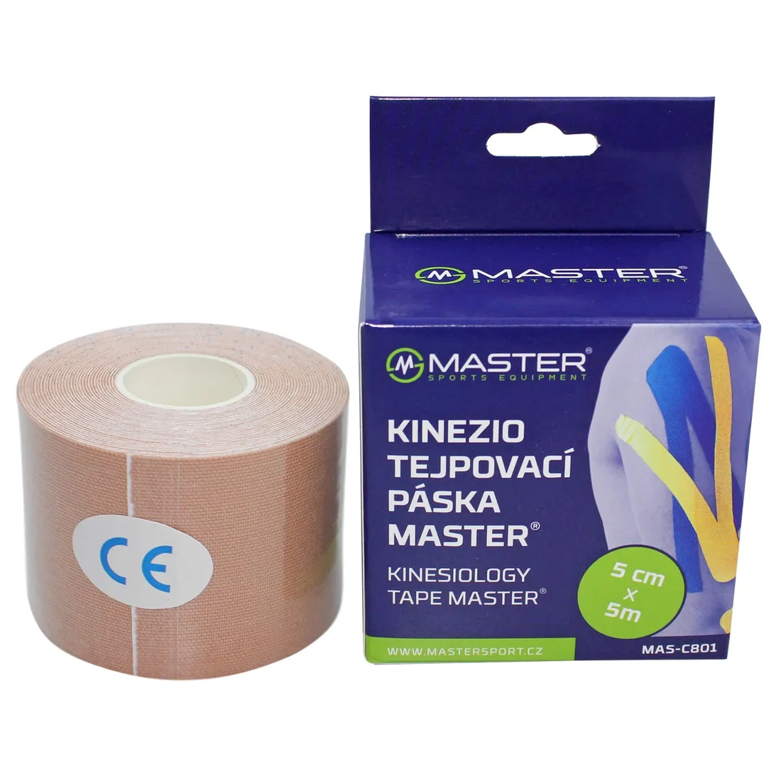 tasma-kinezjologiczna-master-5-cm-x-5-m-tan-stan-nowy