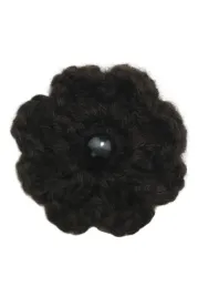 kwiat-handmade-szydelko-aplikacja-brazowy