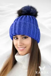 nerea-zimowa-czapka-gruby-splot-kolor-niebieski