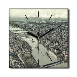 zegar-canvas-wiszacy-mapa-pittsburgh-vintage-30x30