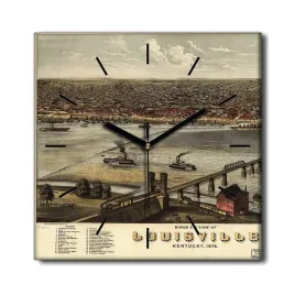 zegar-canvas-wiszacy-mapa-louisville-vintage-30x30