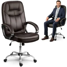 fotel-biurowy-obrotowy-ergonomiczny-krzeslo-biurowe-obrotowe-ciemny-braz