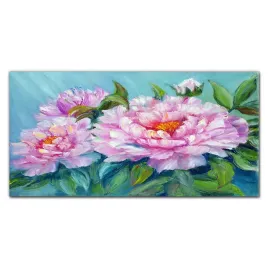 obraz-scienny-na-plotnie-kwiaty-rosliny-120x60-cm