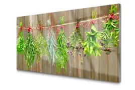 obraz-szklany-suszone-ziola-liscie-natura-100x50