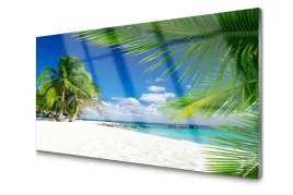 obraz-szklany-tropikalna-plaza-morze-widok-100x50