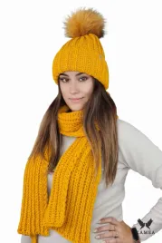 nerea-komplet-czapka-z-szalikiem-o-grubym-splocie-kolor-musztardowy