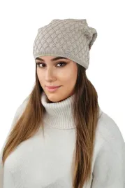 centuria-czapka-z-wiskozy-wykonczona-blyskiem-kolor-bezowy