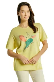 bluzka-damska-amadea-zolta-bluzka-firmy-kamea