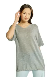 bluzka-damska-lato-estera-one-size-kamea-srebrny