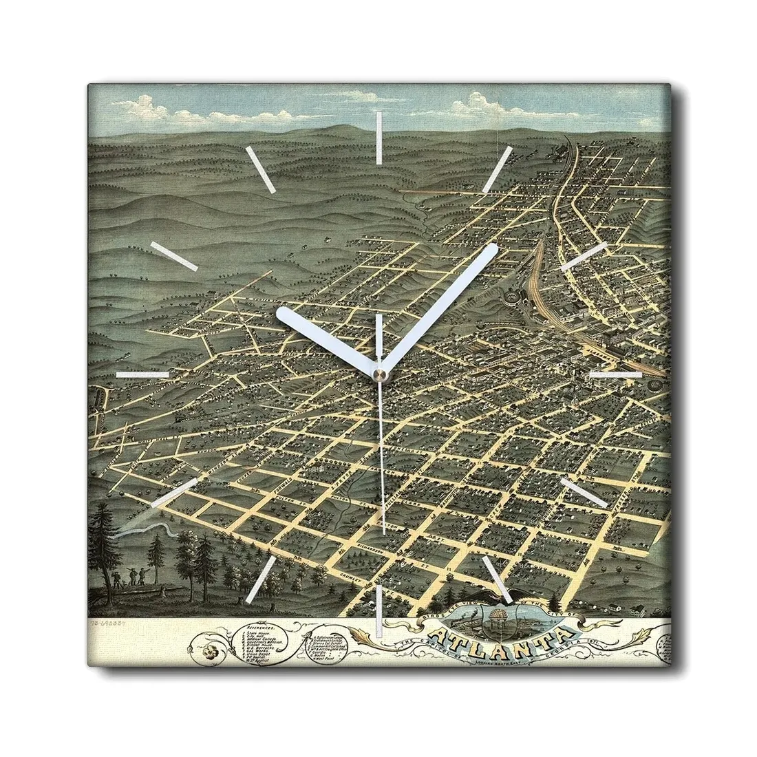 zegar-plotno-do-salonu-30x30-miasto-mapa-georgia