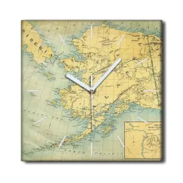 zegar-na-plotnie-wiszacy-30x30-mapa-alaska-vintage