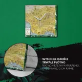 zegar-plotno-na-ramie-30x30-mapa-los-angeles-retro-zasilanie-baterie