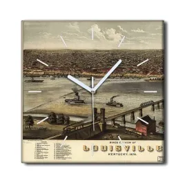 zegar-plotno-dekor-30x30-mapa-louisville-vintage